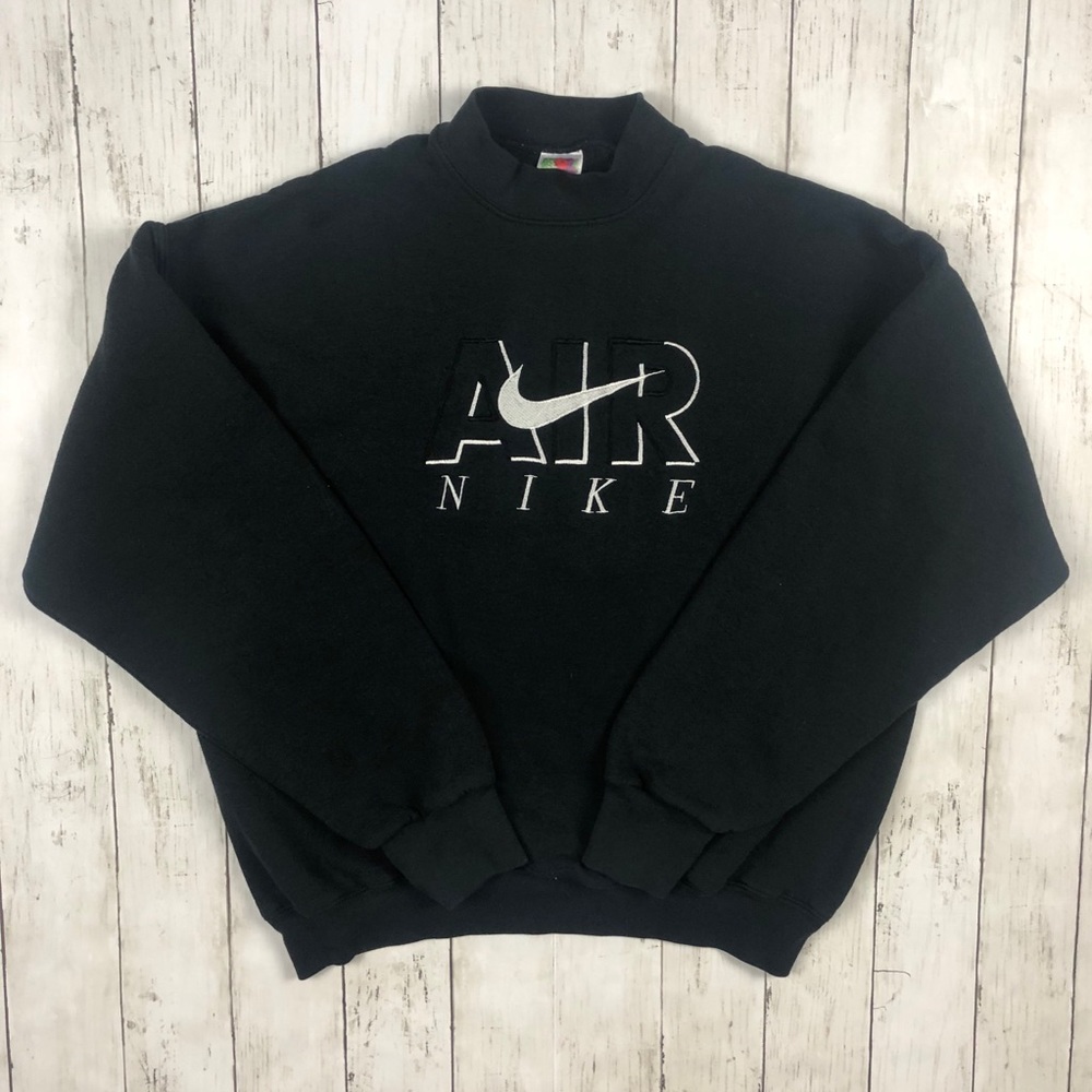 Bootleg Nike Air Black Crewneck Sweater